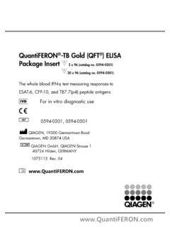 quantiferon elisa package insert